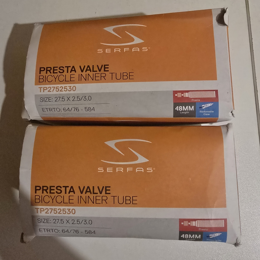 Orange Bicycle Inner Tube